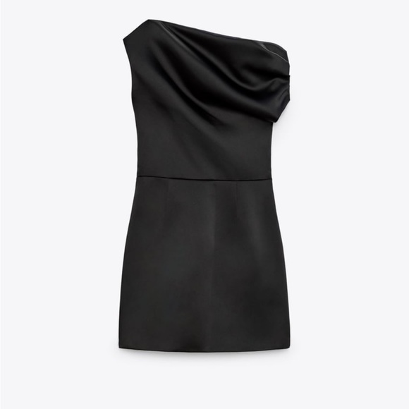 NWT ZARA SATIN DRESS , SIZE S - Picture 7 of 11
